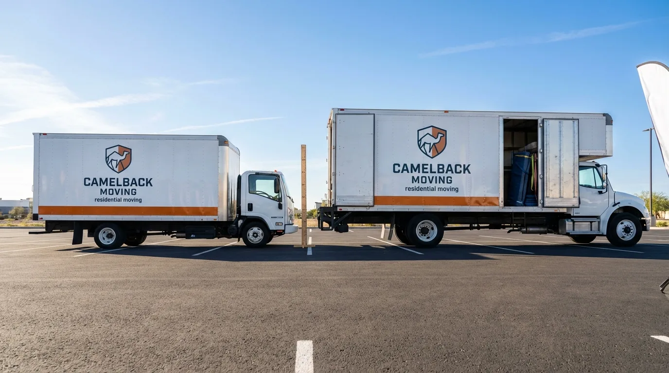 Moving truck size capacity guide in Waterbury